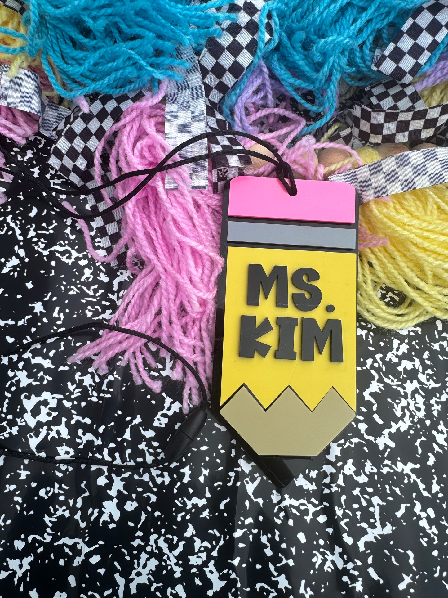Teacher lanyard- Pencil