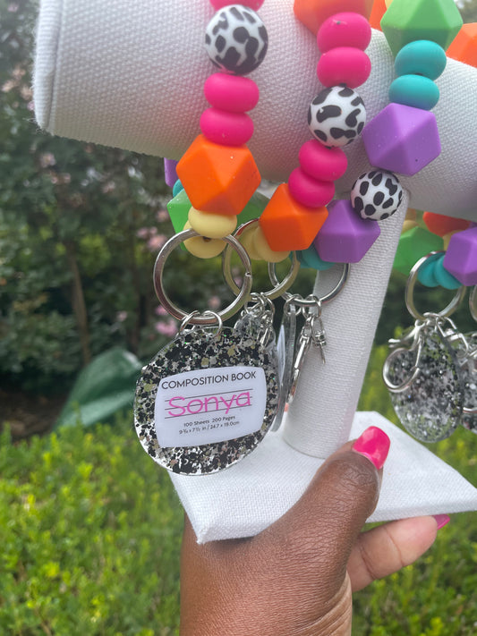 Beaded teacher bracelet