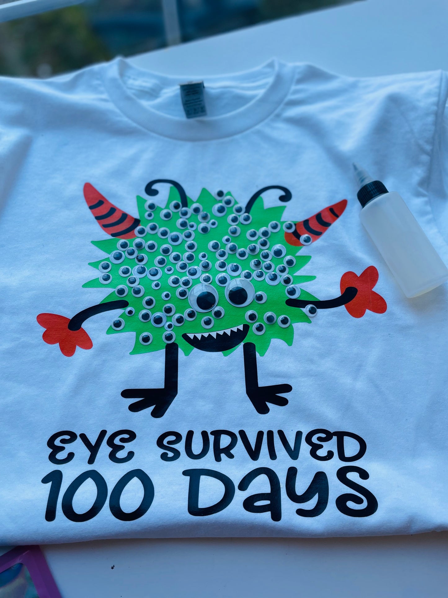 100 day if school DIY shirt