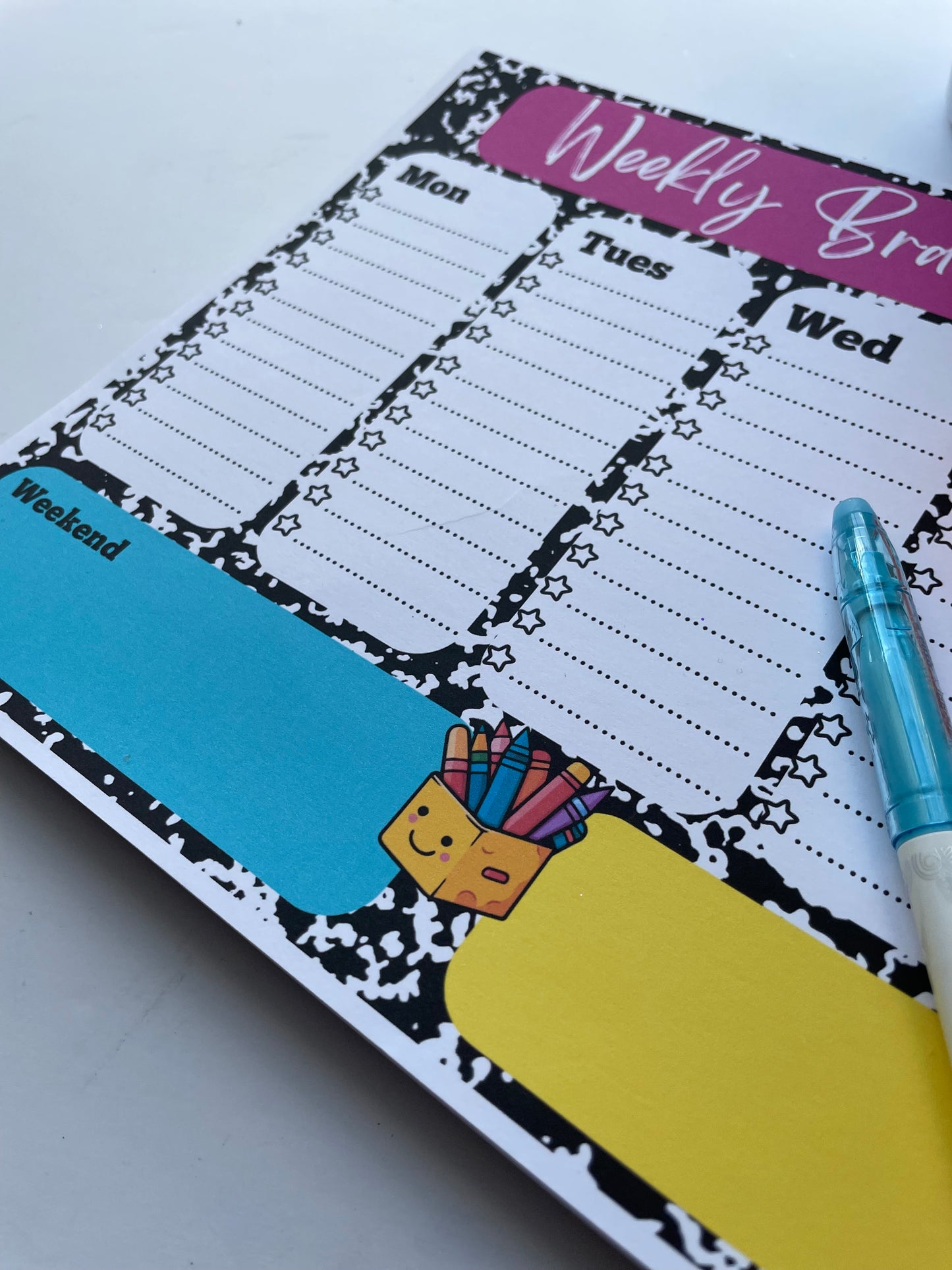 Weekly Brain Dump Weekly Planner