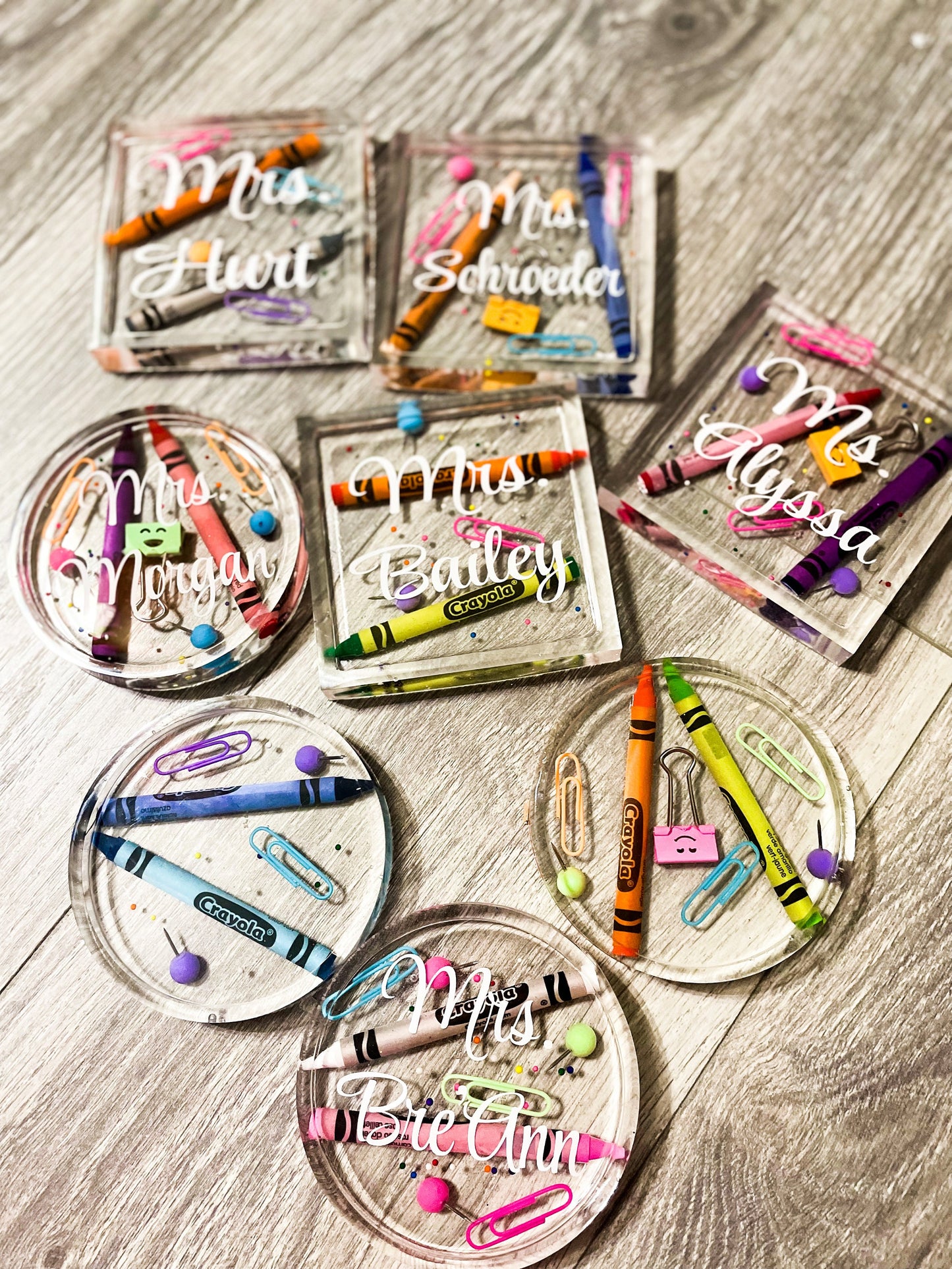 Personalized Teacher Appreciation Coaster, Gift for Teacher, Teacher Appreciation Gift, Teacher Gift, Teacher, Principal, Teacher Aide