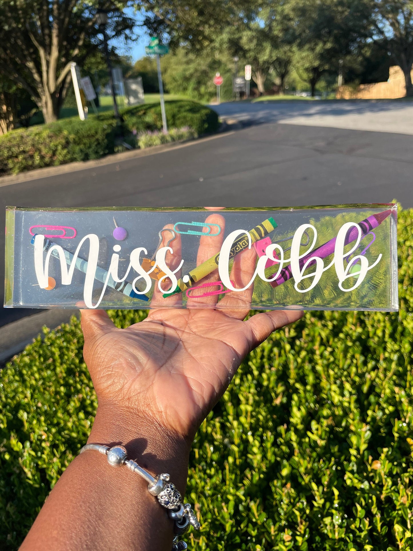 Personalized Teacher Name Plate | Teacher Gift | Teacher Gift Personalized | School | Teacher | Gift | Personalized Gift | Custom Gift