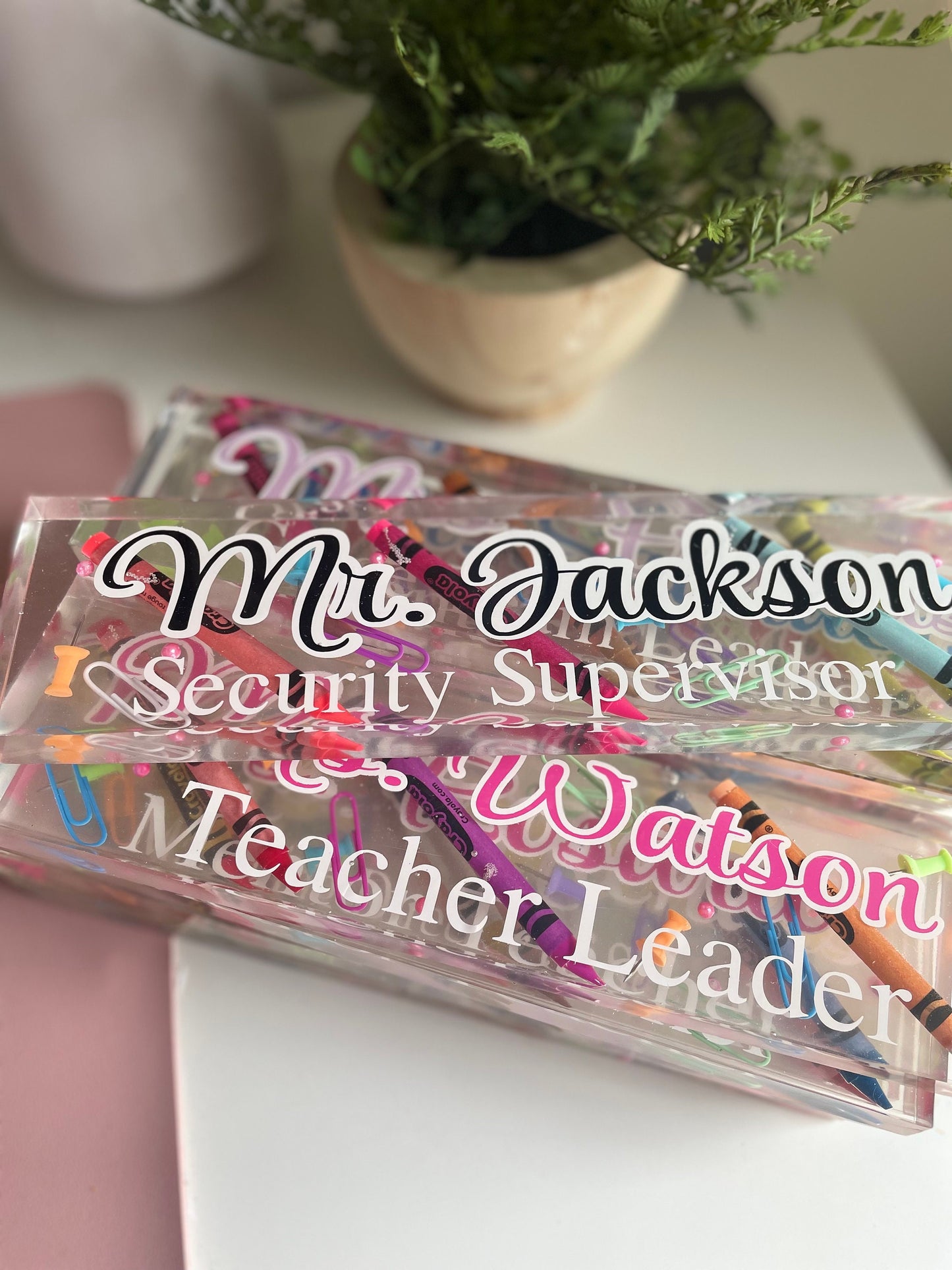 Personalized Teacher Name Plate | Teacher Gift | Teacher Gift Personalized | School | Teacher | Gift | Personalized Gift | Custom Gift
