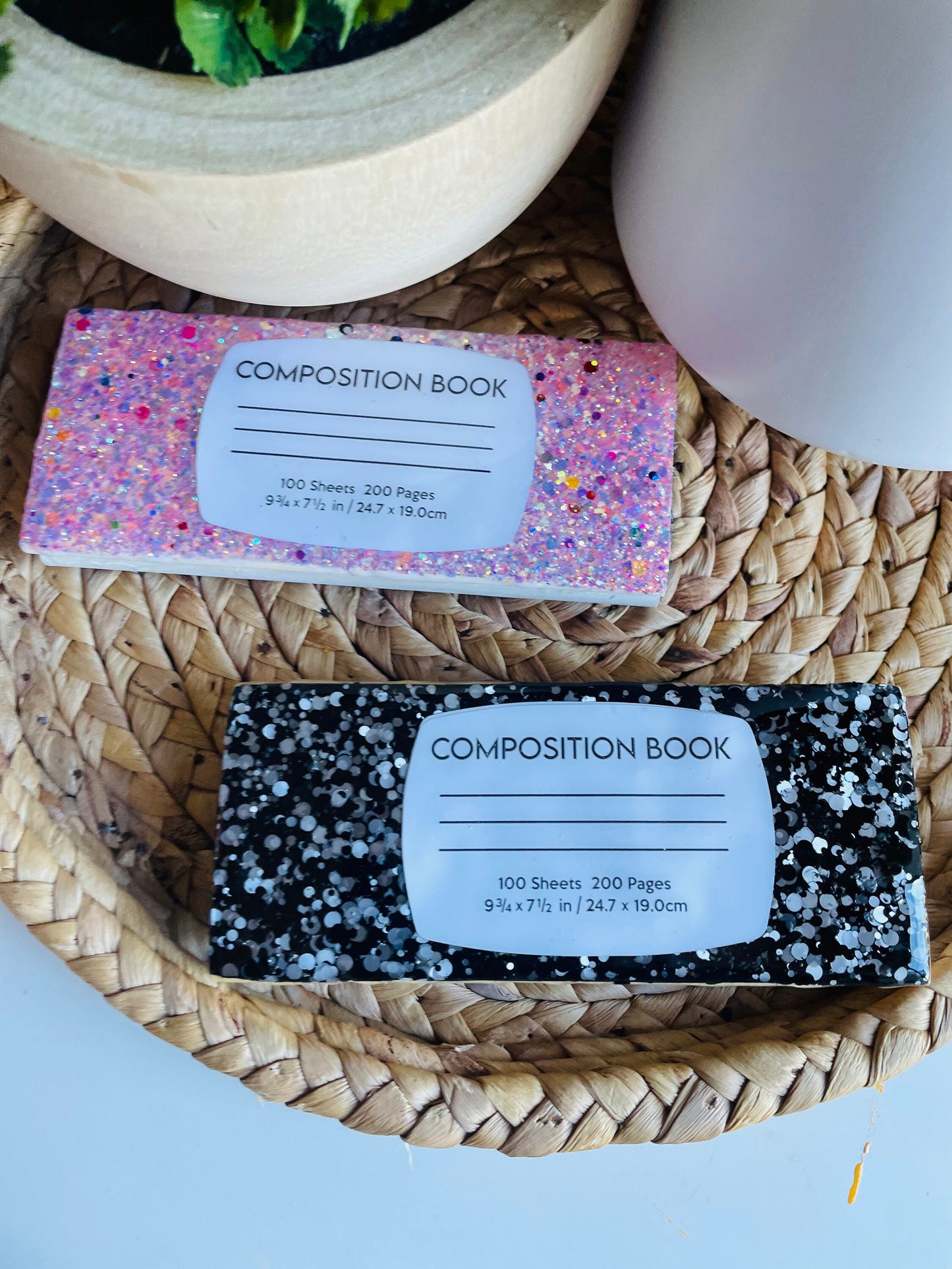 Glitter eraser, white board eraser, personalized teacher gift, custom eraser