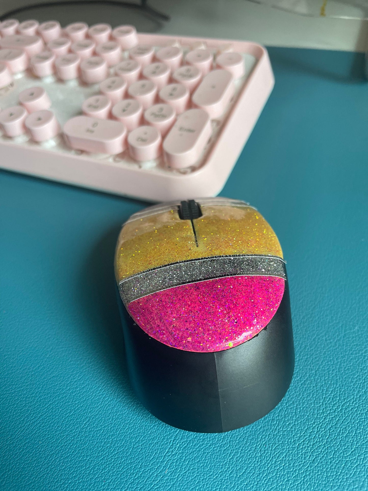 Glitter wireless mouse