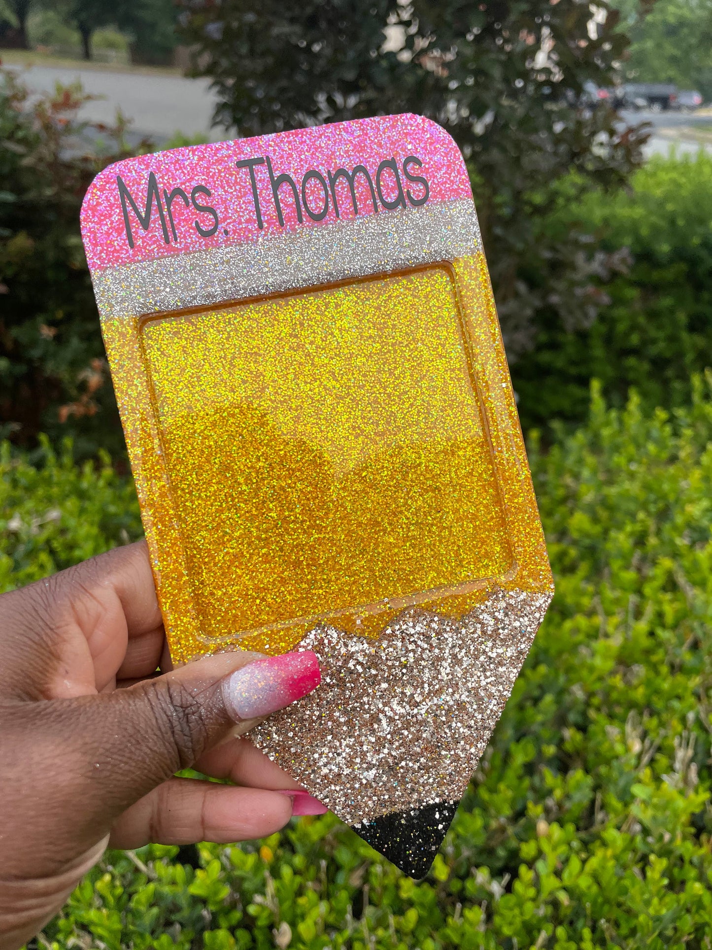 Pencil post it note holder