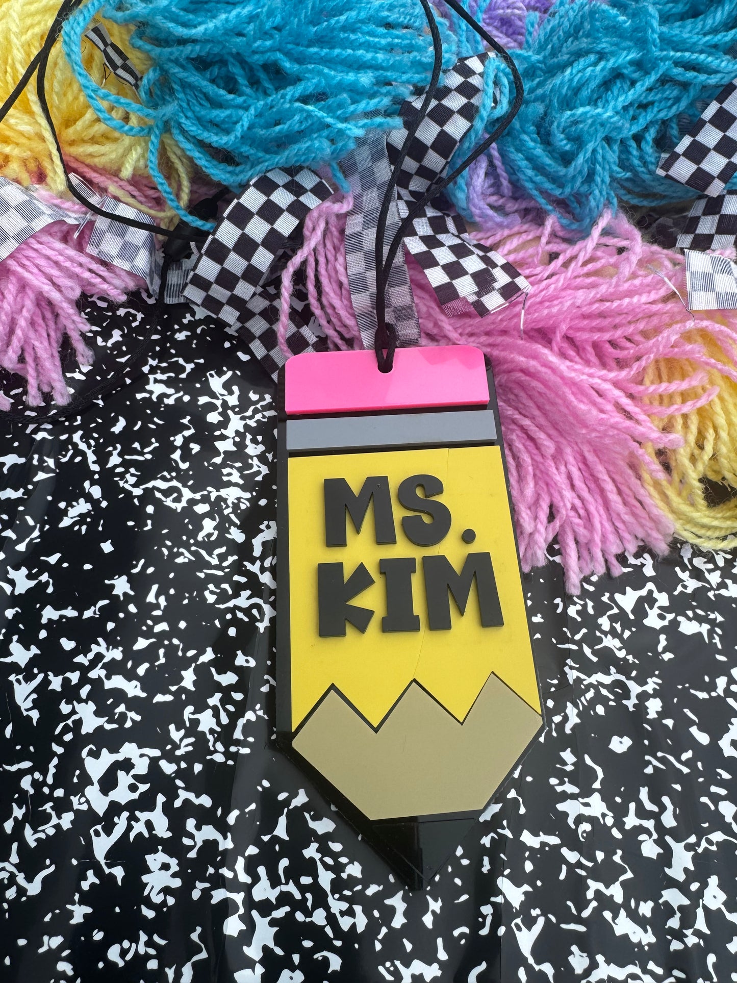 Teacher lanyard- Pencil
