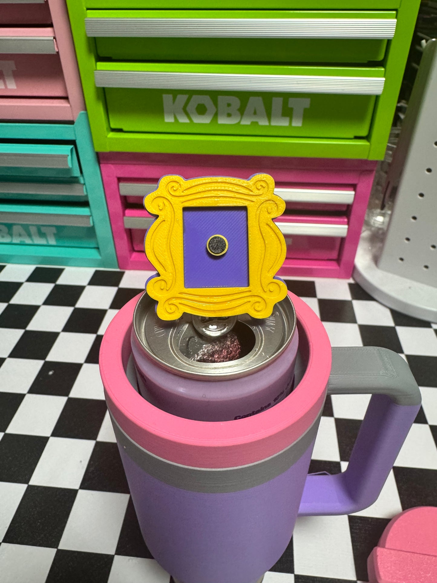 Purple door can opener
