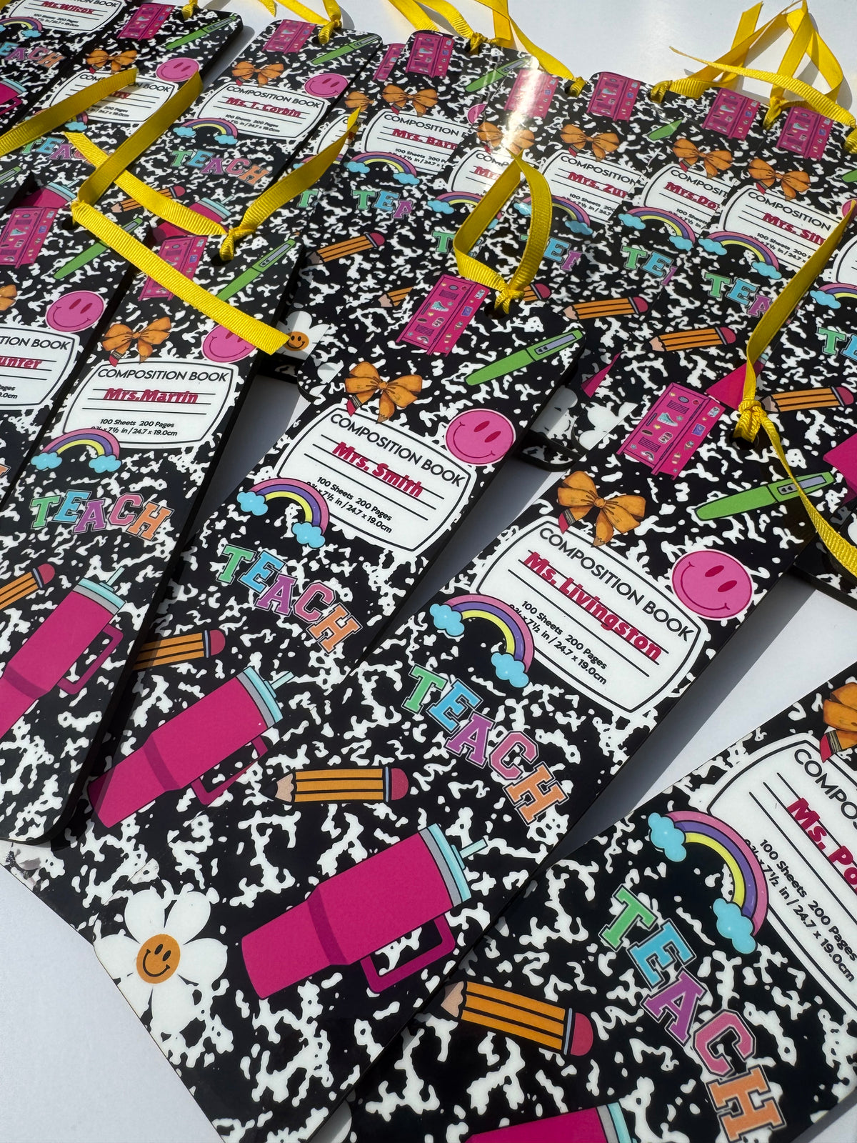 Composition Bookmarks – MissCraftyCustoms