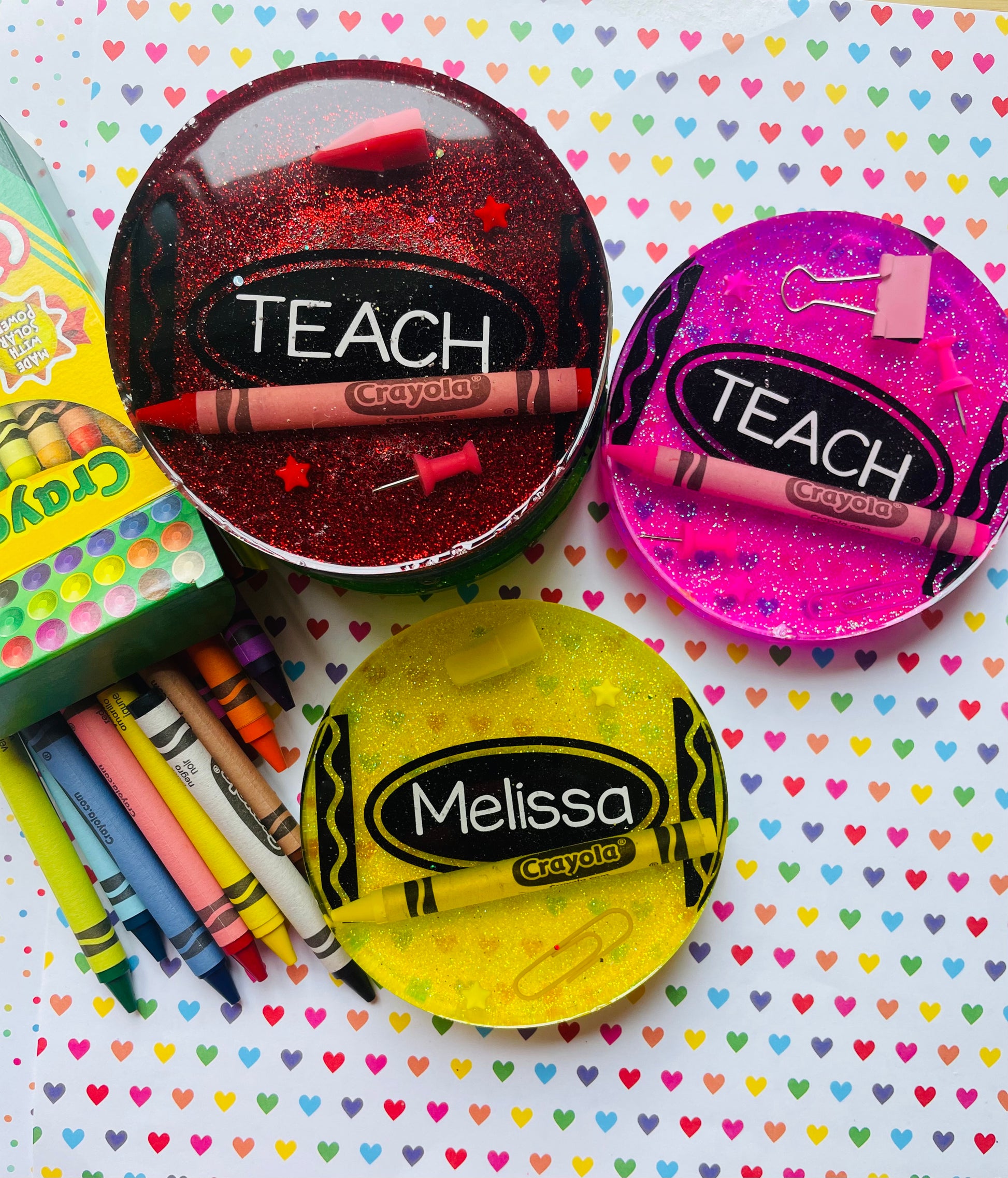 Crayon Coaster – MissCraftyCustoms