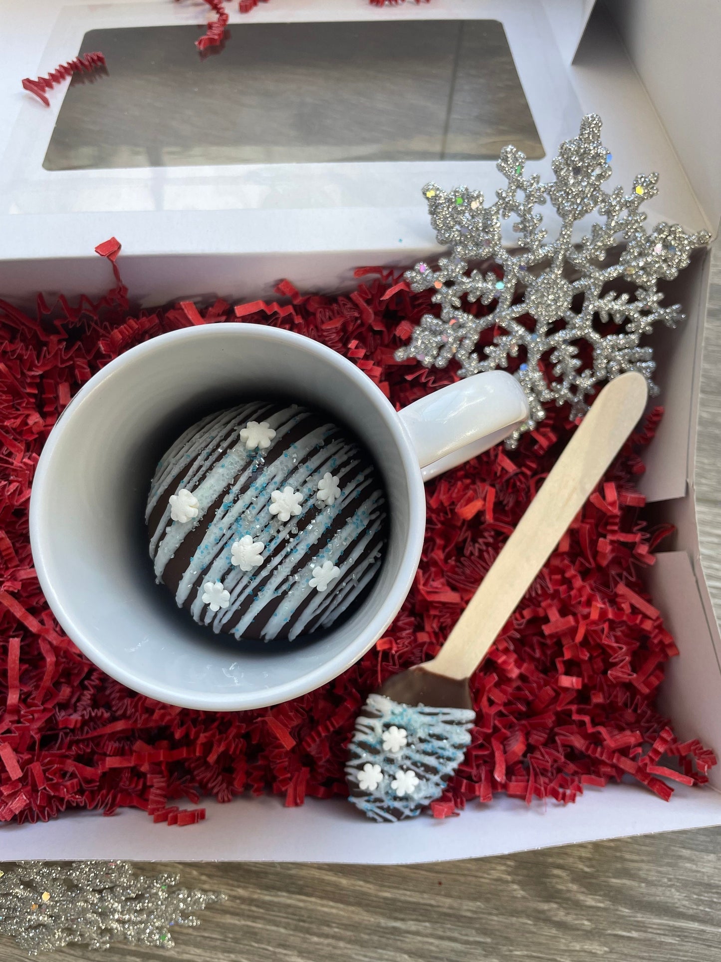 Christmas Eve Box, Personalized Mug, Hot Cocoa Bomb