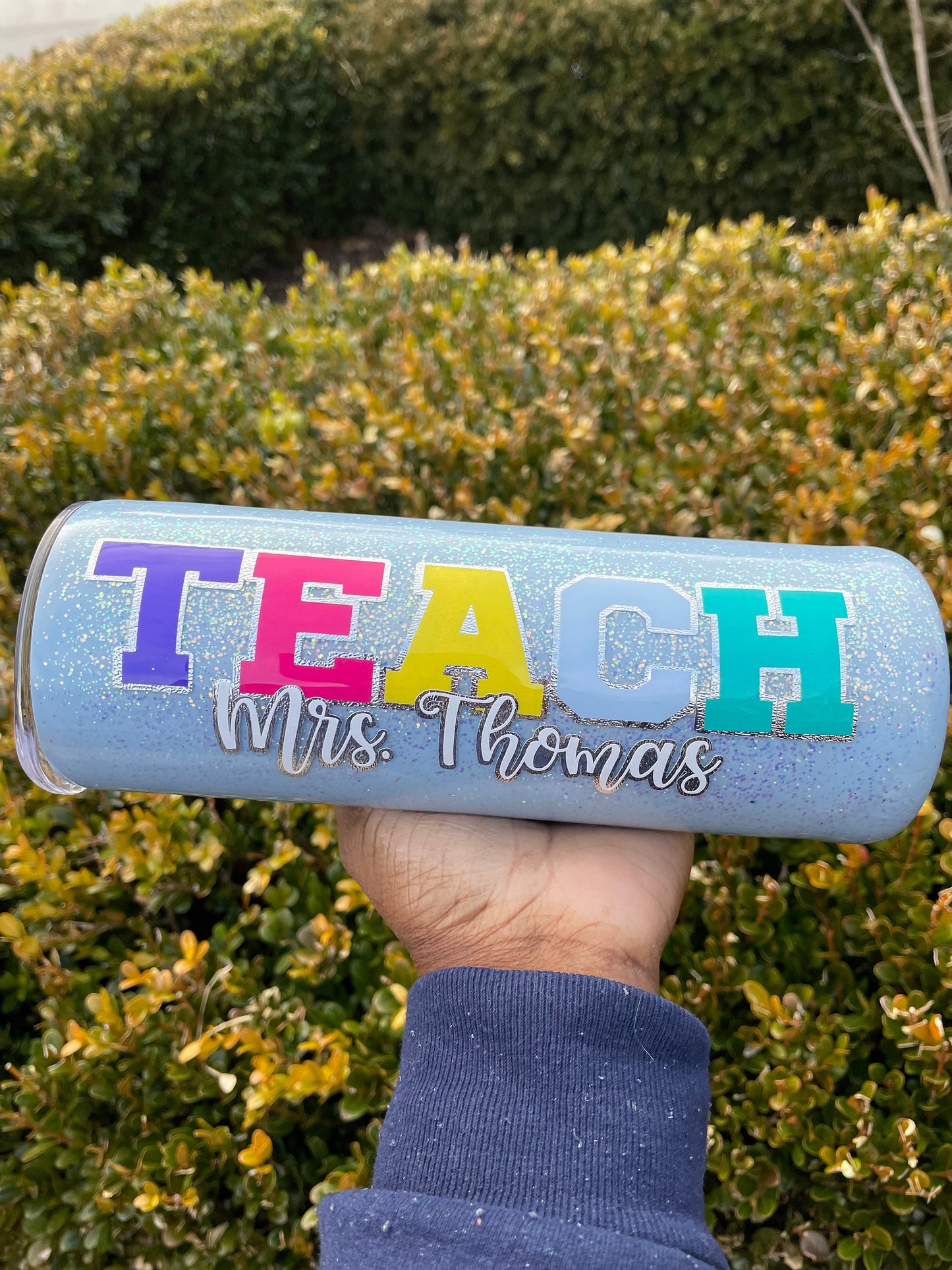 Teacher Varsity Tumbler, Teacher Cup, Teacher gift set, Teacher Appreciation, Teacher Pen